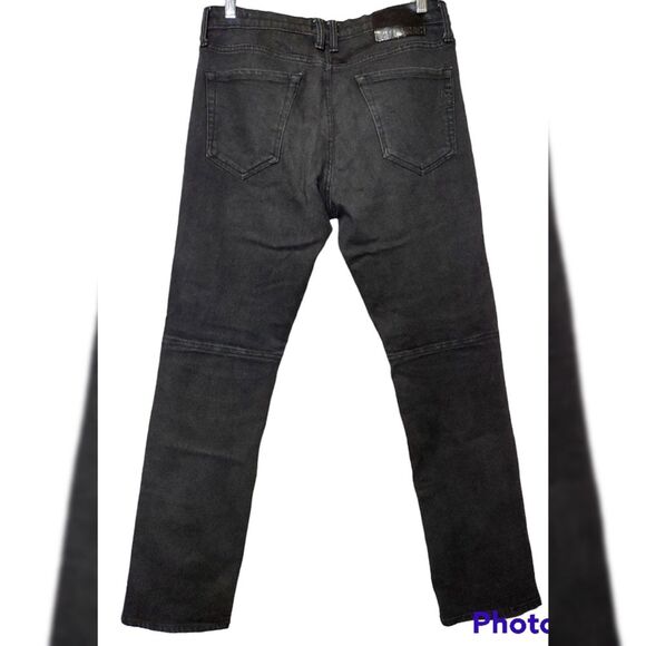 WILLIAM RAST Men's Slim Straight Fit Stretch Moto Jeans - Picture 2 of 10